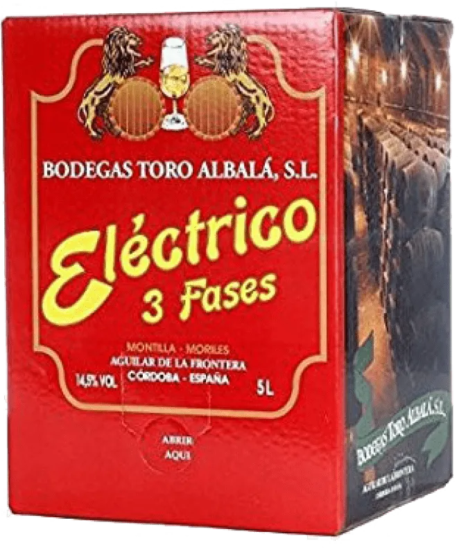 Toro Albalá Eléctrico 3 Fases Palomino Fino Montilla-Moriles Sin Filtrar Bag in Box 5 L.