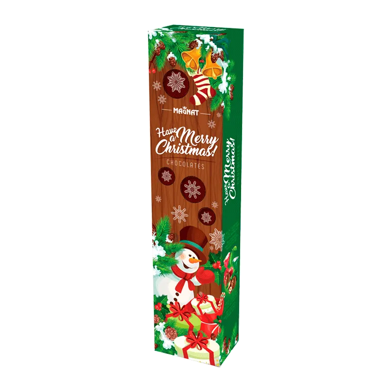 Estuche bombones praliné leche 'Christmas' 105g