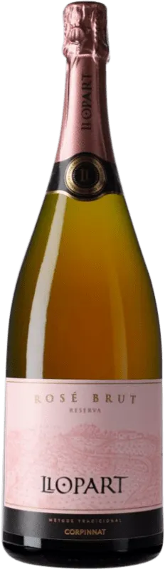 Llopart Brut Corpinnat Rosé — Rosado Reserva Botella Magnum 1,5 L.