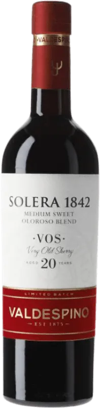 Valdespino 1842 Jerez-Xérès-Sherry Solera, Oloroso VOS Very Old Sherry — Muy Viejo Botella Medium 50 cl.