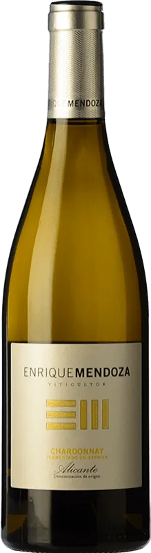 Enrique Mendoza Chardonnay Alicante Fermentado en Barrica 75 cl.