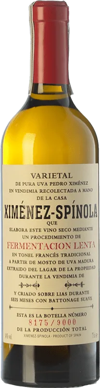 Ximénez-Spínola Fermentación Lenta Pedro Ximénez Manzanilla-Sanlúcar de Barrameda Crianza 75 cl.