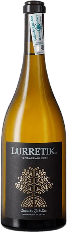 Aitaren Upategia. Lurretik Hondarribi Zuri Getariako Txakolina 75 cl.