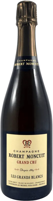 Robert Moncuit. Les Grands Blancs Chardonnay Champagne Grand Cru 75 cl.