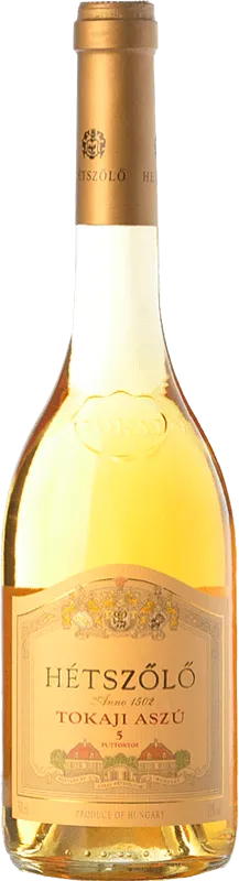 Tokaj-Hétszolo Aszú 5 Puttonyos Furmint Tokaj-Hegyalja Botella Medium 50 cl.