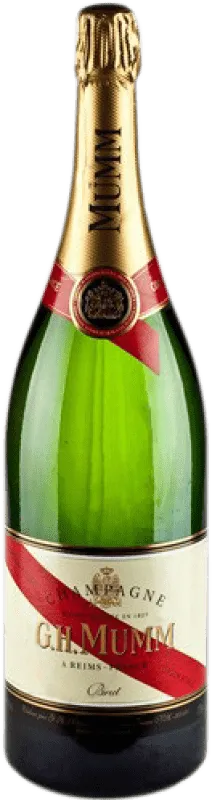 G.H. Mumm Cordon Brut Champagne Rouge — Rojo Gran Reserva Botella Balthazar 12 L.