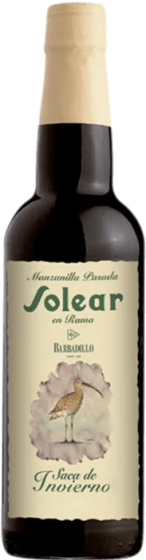 Barbadillo Solear Saca de Invierno Palomino Fino Manzanilla-Sanlúcar de Barrameda Fino en Rama Media Botella 37 cl.