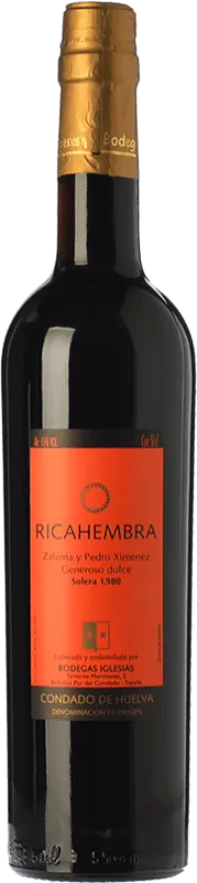 Bodegas Iglesias Ricahembra 1980 Condado de Huelva Solera Botella Medium 50 cl.