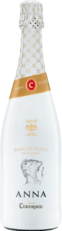 Codorníu Anna Brut Cava Blanc de Blancs Reserva Media Botella 37 cl.