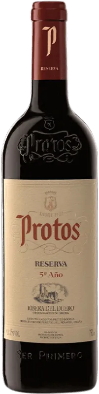 Protos 5º Año Tempranillo Ribera del Duero Reserva 75 cl.