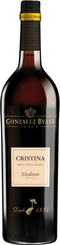 González Byass Cristina Medium Dry — Semiseco Jerez-Xérès-Sherry 75 cl.