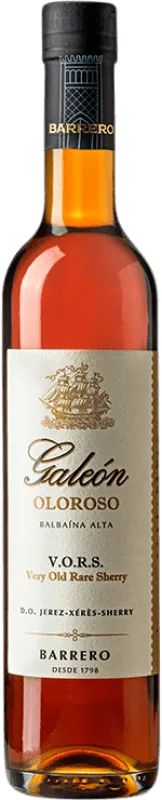 Barrero Galeón Listán Jerez-Xérès-Sherry Oloroso VORS Very Old Rare Sherry — Muy Viejo y Exclusivo Botella Medium 50 cl.