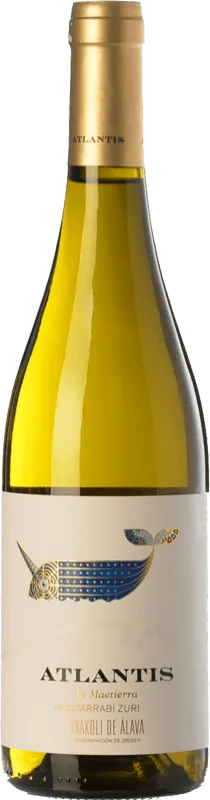 Castillo de Maetierra Atlantis Txakolí de Álava Hondarribi Zuri Arabako Txakolina 75 cl.