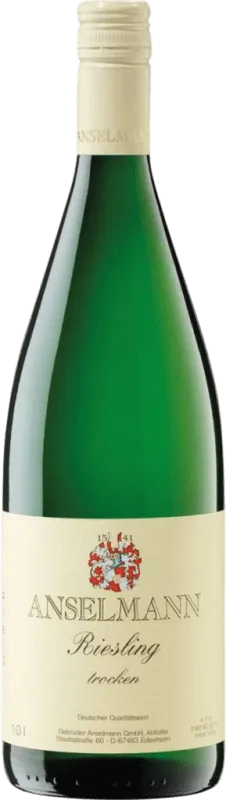 Anselmann Riesling Trocken — Seco Pfälz 1 L.