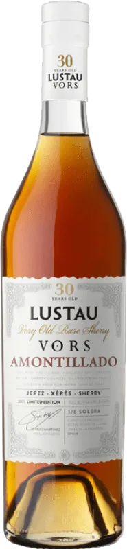 Lustau Palomino Fino Jerez-Xérès-Sherry Amontillado VORS Very Old Rare Sherry — Muy Viejo y Exclusivo 30 Años Botella Medium 50 cl.