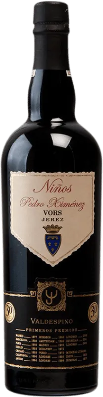 Valdespino Niños Pedro Ximénez Jerez-Xérès-Sherry VORS Very Old Rare Sherry — Muy Viejo y Exclusivo 75 cl.