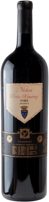 Valdespino Niños Pedro Ximénez Jerez-Xérès-Sherry VORS Very Old Rare Sherry — Muy Viejo y Exclusivo Botella Jéroboam-Doble Mágnum 3 L.