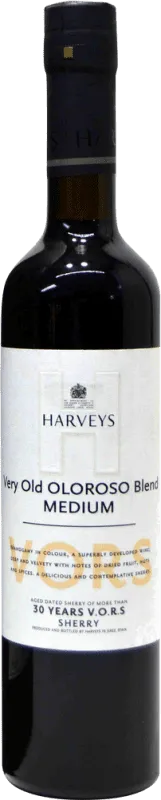 Harvey's Jerez-Xérès-Sherry Oloroso VORS Very Old Rare Sherry — Muy Viejo y Exclusivo Botella Medium 50 cl.