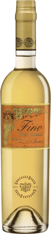González Byass Tío Pepe Tres Palmas Palomino Fino Jerez-Xérès-Sherry Botella Medium 50 cl.