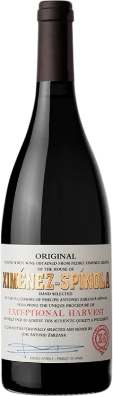 Ximénez-Spínola Exceptional Harvest Pedro Ximénez Manzanilla-Sanlúcar de Barrameda Crianza 75 cl.