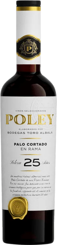 Toro Albalá Marqués de Poley Pedro Ximénez Montilla-Moriles Solera, Palo Cortado, Fino en Rama 25 Años Botella Medium 50 cl.