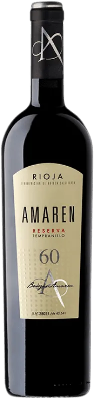 Amaren Tempranillo Rioja Reserva 75 cl.