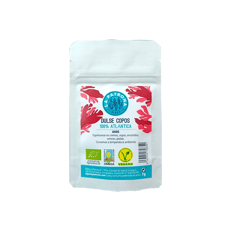 Sazonador alga Dulse en copos 7g ECO