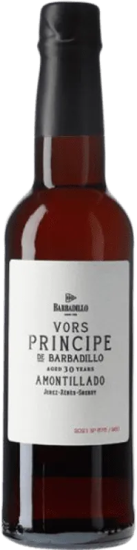 Barbadillo Príncipe Palomino Fino Jerez-Xérès-Sherry Amontillado VORS Very Old Rare Sherry — Muy Viejo y Exclusivo Media Botella 37 cl.