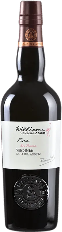 Williams & Humbert Añadas Palomino Fino Jerez-Xérès-Sherry Fino en Rama, Colección Botella Medium 50 cl.
