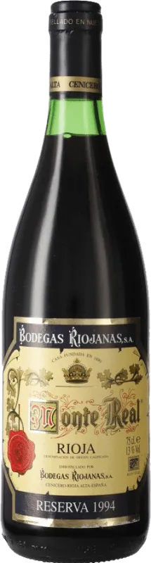 Bodegas Riojanas Monte Real 1994 Rioja Reserva 75 cl.