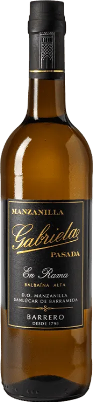 Barrero Gabriela Pasada Listán Manzanilla-Sanlúcar de Barrameda Fino en Rama 75 cl.