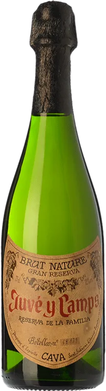 Juvé y Camps Brut Nature Cava Reserva Familiar Botella Jéroboam-Doble Mágnum 3 L.