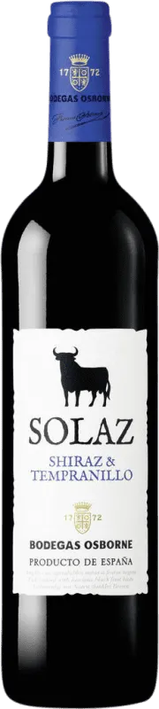 Osborne Solaz Shiraz Tempranillo Tempranillo Vino de la Tierra de Castilla 75 cl.