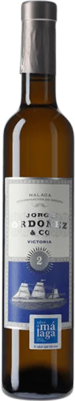 Jorge Ordóñez Nº 2 Victoria Moscatel Sierras de Málaga Media Botella 37 cl.