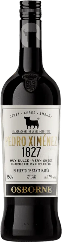 Osborne 1827 PX Pedro Ximénez Jerez-Xérès-Sherry 75 cl.
