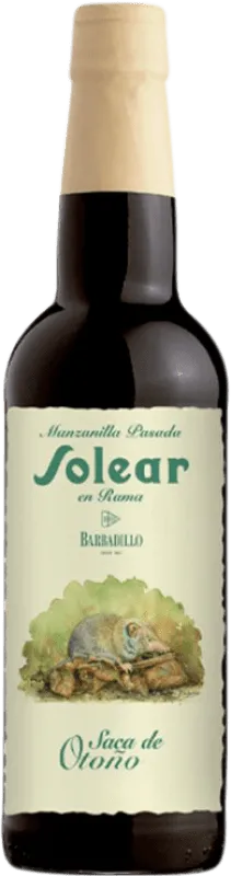 Barbadillo Solear Palomino Fino Manzanilla-Sanlúcar de Barrameda Fino en Rama Media Botella 37 cl.