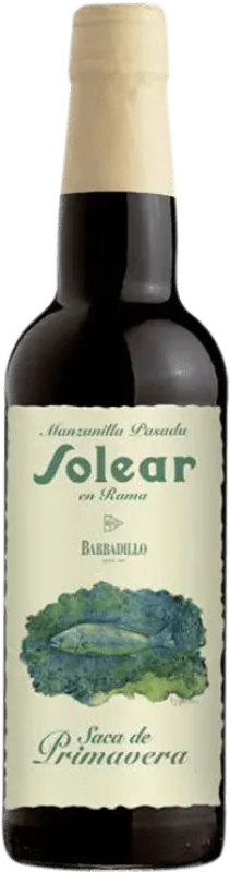 Barbadillo Solear Saca de Primavera Palomino Fino Manzanilla-Sanlúcar de Barrameda Fino en Rama Media Botella 37 cl.