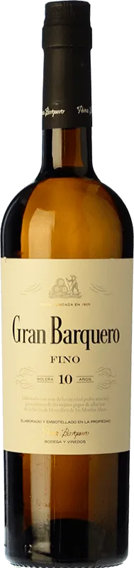 Pérez Barquero Gran Barquero Pedro Ximénez Montilla-Moriles Fino 75 cl.