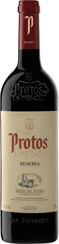 Protos Tempranillo Ribera del Duero Reserva 75 cl.