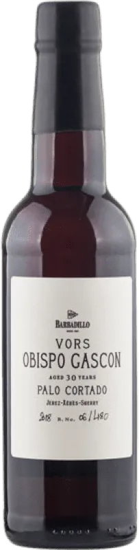 Barbadillo Obispo Gascón Jerez-Xérès-Sherry Palo Cortado VORS Very Old Rare Sherry — Muy Viejo y Exclusivo 30 Años Media Botella 37 cl.