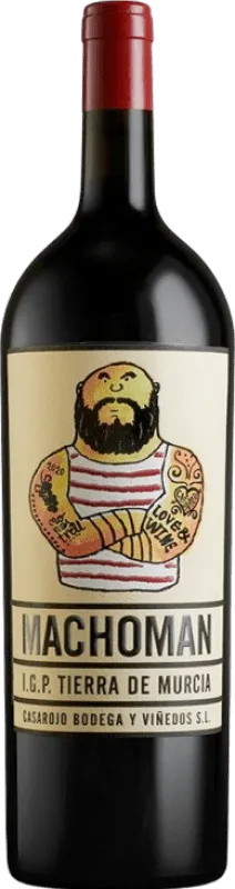 Casa Rojo Macho Man Monastrell Jumilla Botella Magnum 1,5 L.