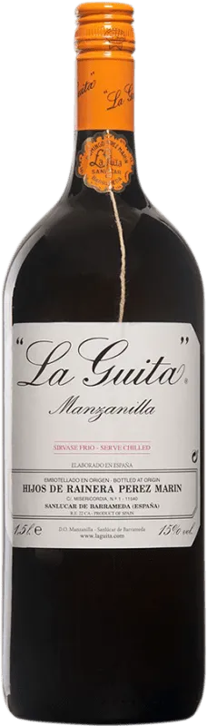 Hijos de Rainera Pérez Marín La Guita Palomino Fino Manzanilla-Sanlúcar de Barrameda Botella Magnum 1,5 L.