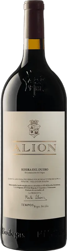 Alión Tempranillo Ribera del Duero Crianza Botella Magnum 1,5 L.