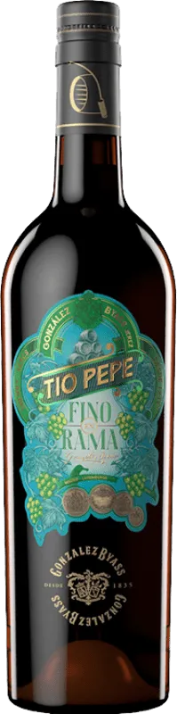 González Byass Tío Pepe Palomino Fino Jerez-Xérès-Sherry Fino en Rama Media Botella 37 cl.