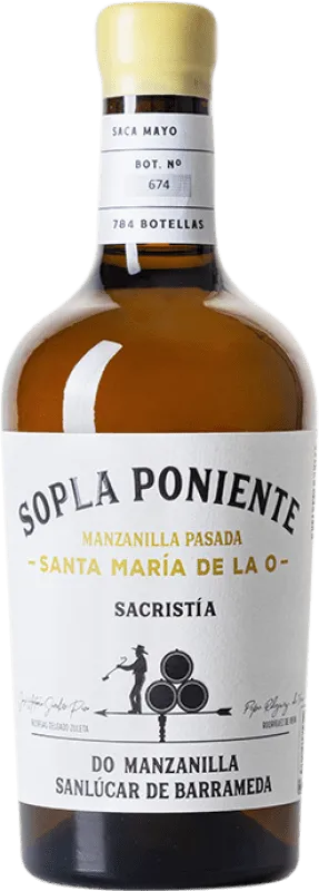 Pepe Rodríguez de Vera Sopla Poniente Santa María de la O Saca Palomino Fino Manzanilla-Sanlúcar de Barrameda Botella Medium 50 cl.