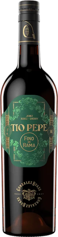 González Byass Tío Pepe Palomino Fino Jerez-Xérès-Sherry Fino en Rama 75 cl.