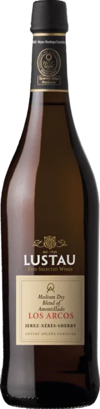 Lustau Los Arcos Palomino Fino Medium Dry — Semiseco Jerez-Xérès-Sherry Amontillado, Blend — Mezcla 75 cl.