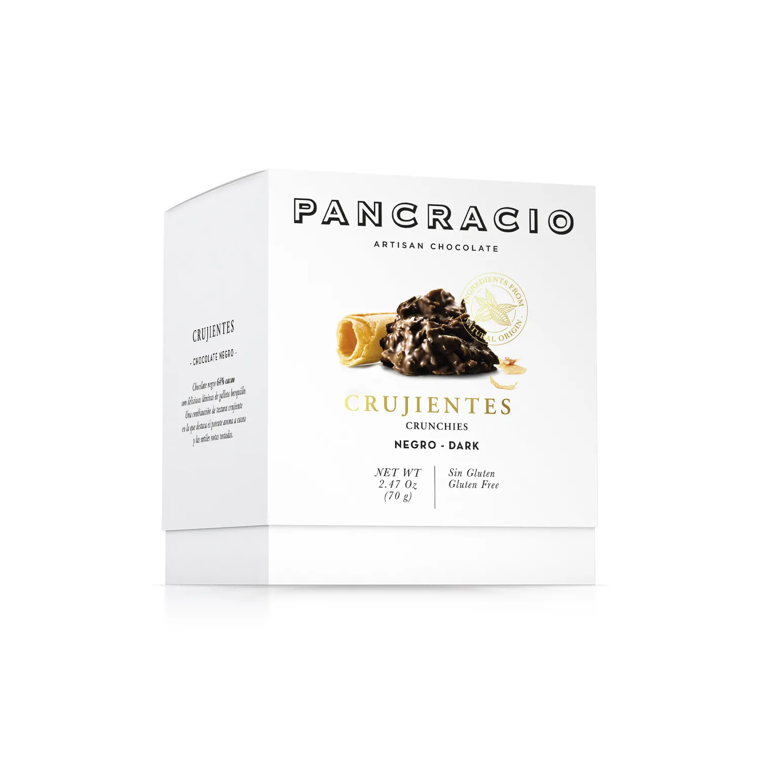 Mini box Pancracio Crujientes chocolate negro 70g