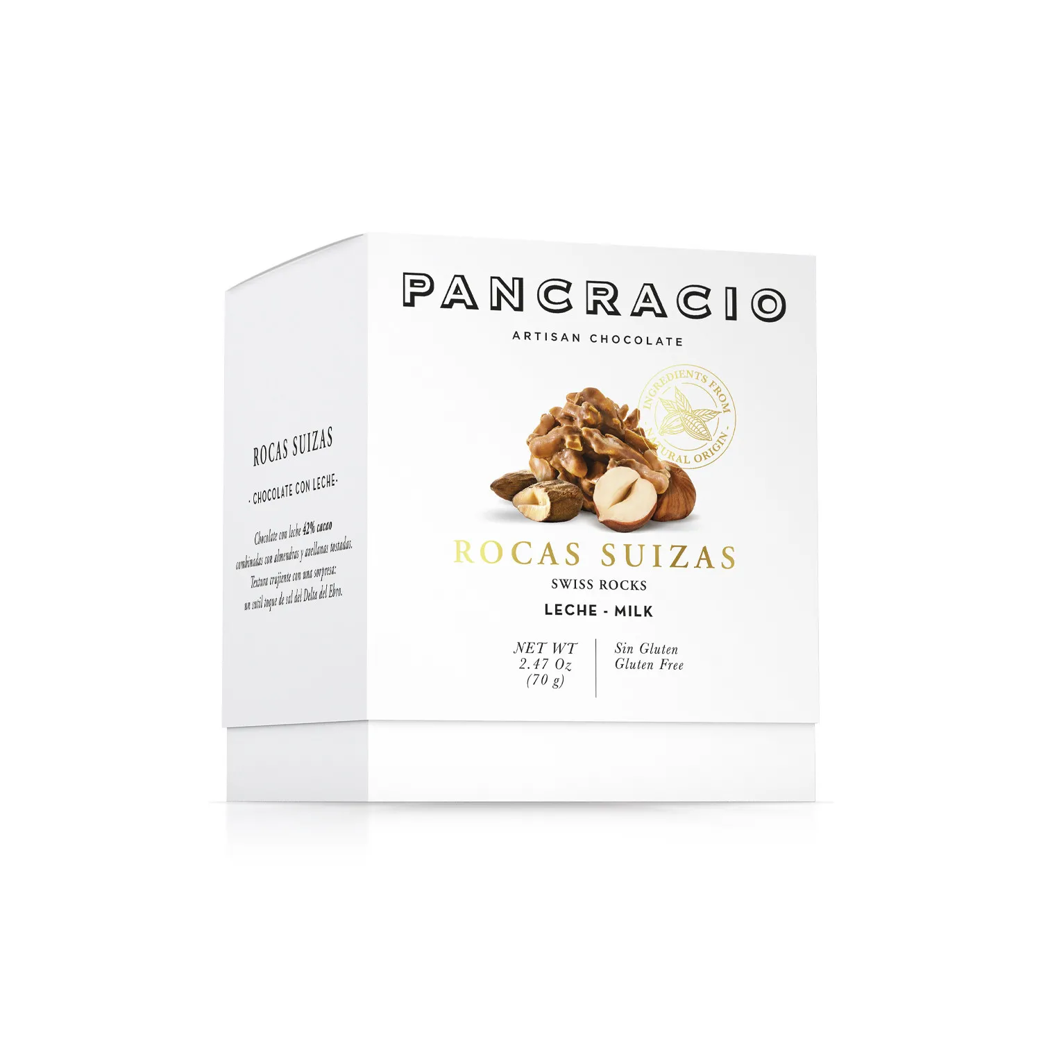 Mini box Pancracio Rocas suizas chocolate con leche 70g