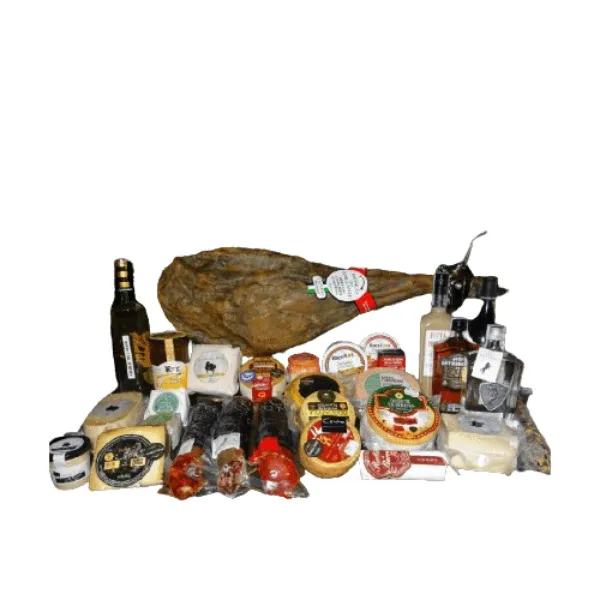 Cesta Regalo Navidad Lote Gourmet Extremeño Puerto Hurraco